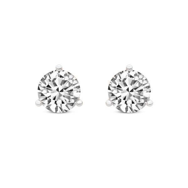 14K 1CTW Lab Grown Diamond Stud Earrings Kiefer Jewelers Lutz, FL