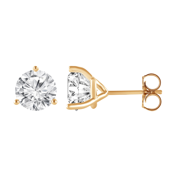 14KY 1.0CTW Lab-Grown Diamond Stud Earrings Kiefer Jewelers Lutz, FL