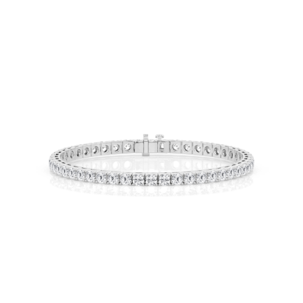 14KW Lab Grown 11.96CTW Diamond Tennis Bracelet Kiefer Jewelers Lutz, FL