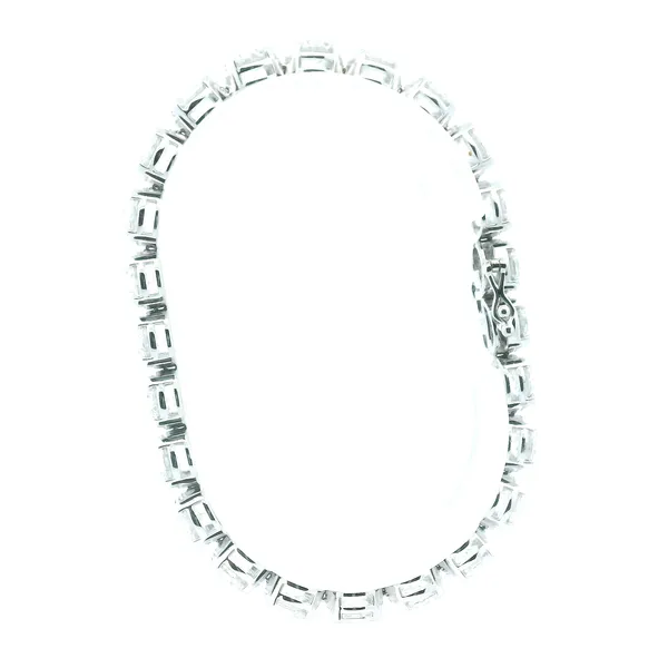 14KW Lab Grown Diamond Tennis Bracelet Image 4 Kiefer Jewelers Lutz, FL