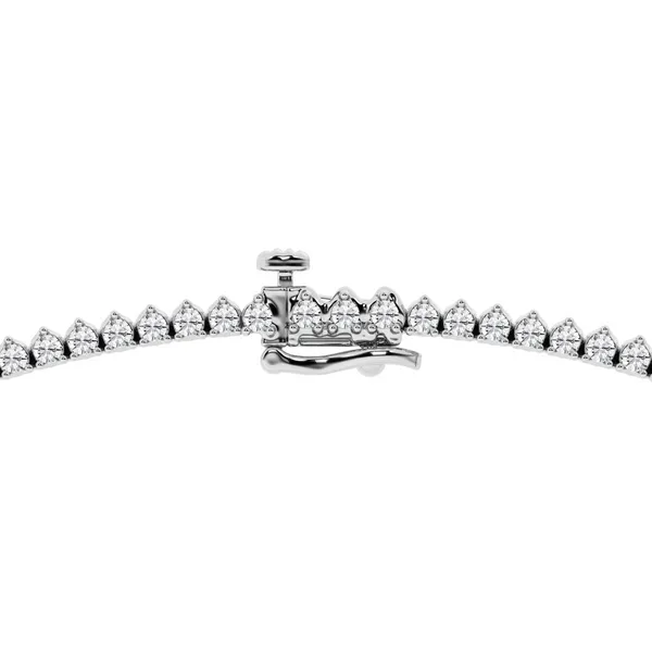 14KW Lab-Grown Diamond Riviera Necklace Image 3 Kiefer Jewelers Lutz, FL