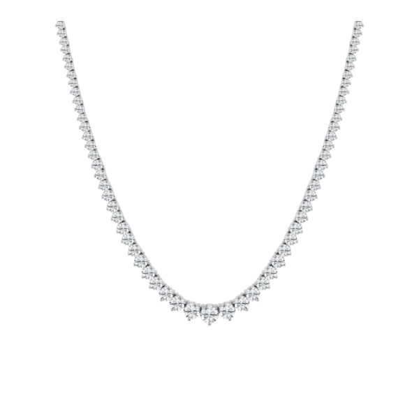 14KW Lab-Grown Diamond Riviera Necklace Kiefer Jewelers Lutz, FL