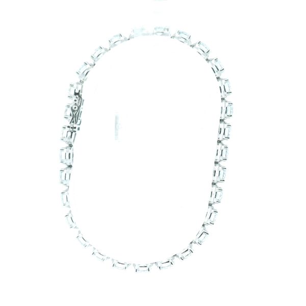 14KW Lab Grown Diamond Tennis Bracelet Image 3 Kiefer Jewelers Lutz, FL