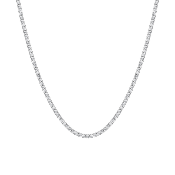 SS 10CTW Lab Grown Diamond Tennis Necklace Kiefer Jewelers Lutz, FL