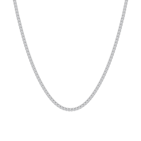 SS 10CTW Lab Grown Diamond Tennis Necklace Kiefer Jewelers Lutz, FL
