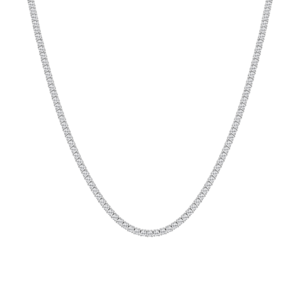 SS 10CTW Lab Grown Diamond Tennis Necklace Kiefer Jewelers Lutz, FL