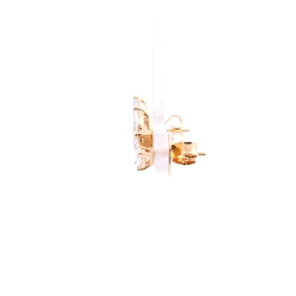 14KY Double Marquise Lab-Grown Diamond Stud Earrings Image 3 Kiefer Jewelers Lutz, FL