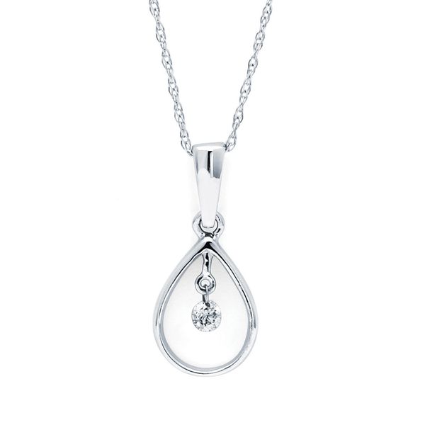 14K Shimmering Diamond Pendant Kiefer Jewelers Lutz, FL