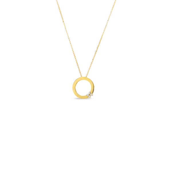 Roberto Coin 18KY Love in Verona Diamond Necklace Kiefer Jewelers Lutz, FL