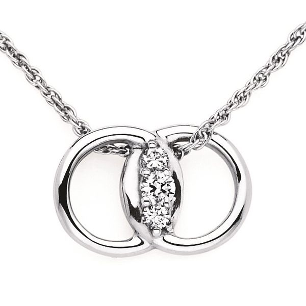 1/4 Carat Diamond Marriage Symbol Necklace Kiefer Jewelers Lutz, FL