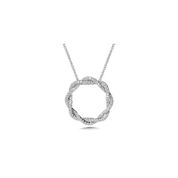 14K Diamond Circle Necklace Kiefer Jewelers Lutz, FL