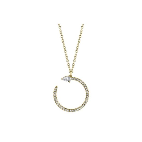 14K Diamond Pear Necklace by Shy Creation Kiefer Jewelers Lutz, FL