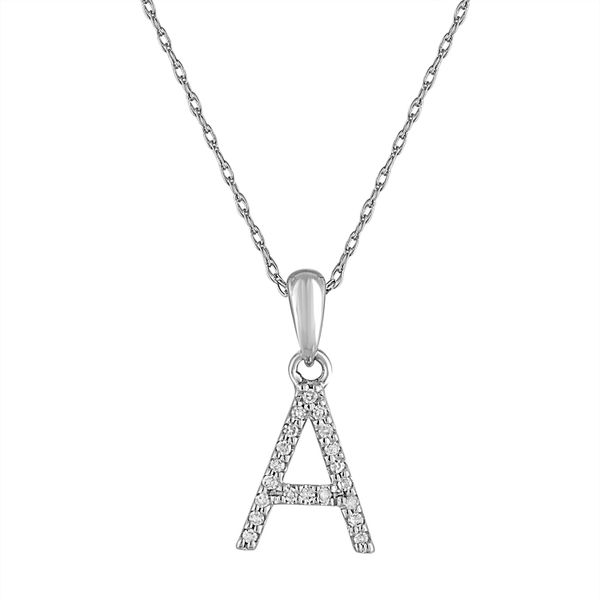 14K Diamond A Necklace Kiefer Jewelers Lutz, FL