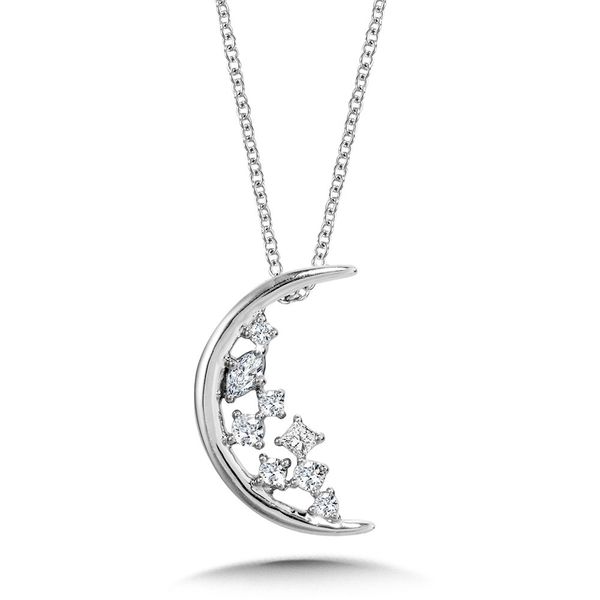 10K Crescent Diamond Pendant Kiefer Jewelers Lutz, FL