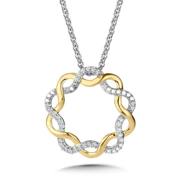 Woven Diamond Design Necklace Kiefer Jewelers Lutz, FL