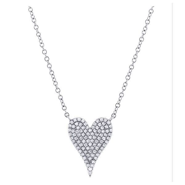 14K Diamond Heart Necklace by Shy Creation Kiefer Jewelers Lutz, FL