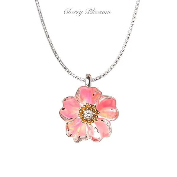 Gloria Cherry Blossom Necklace Kiefer Jewelers Lutz, FL