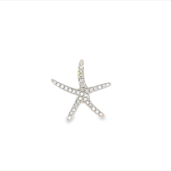 14K Diamond Starfish Pendant Kiefer Jewelers Lutz, FL