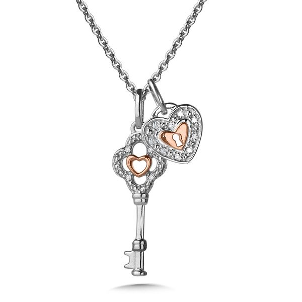 Key to Her Heart Diamond Necklace Kiefer Jewelers Lutz, FL