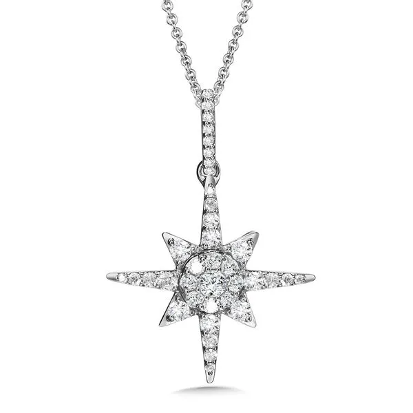 14KW Diamond North Star Necklace Kiefer Jewelers Lutz, FL