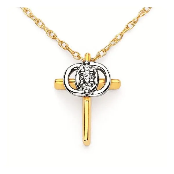 14K DIAMOND CHRISTIAN MARRIAGE SYMBOL PENDANT Kiefer Jewelers Lutz, FL