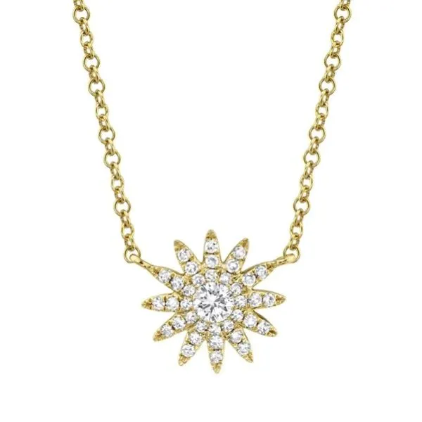 14K Diamond Starburst Necklace by Shy Creation Kiefer Jewelers Lutz, FL