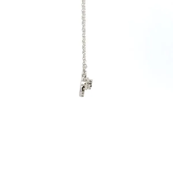14K Diamond Infinity Necklace Image 3 Kiefer Jewelers Lutz, FL