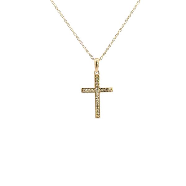 14K Diamond Cross Necklace Kiefer Jewelers Lutz, FL