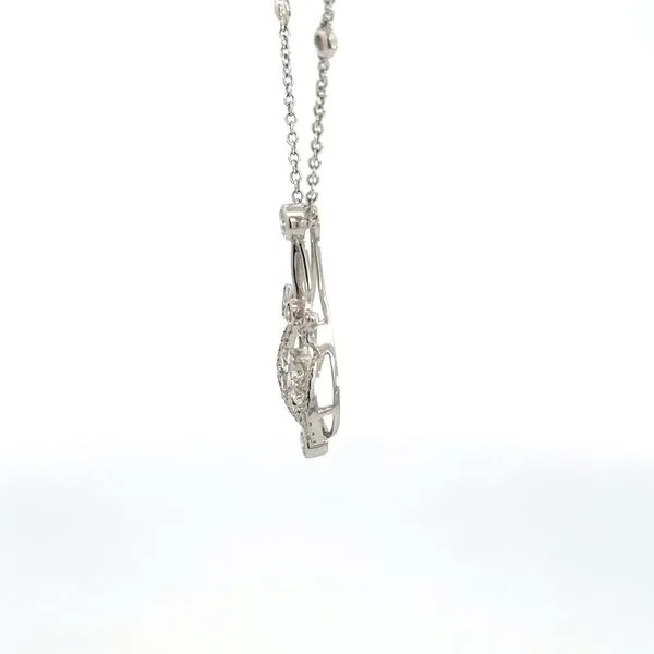 18K Diamond Necklace Image 2 Kiefer Jewelers Lutz, FL