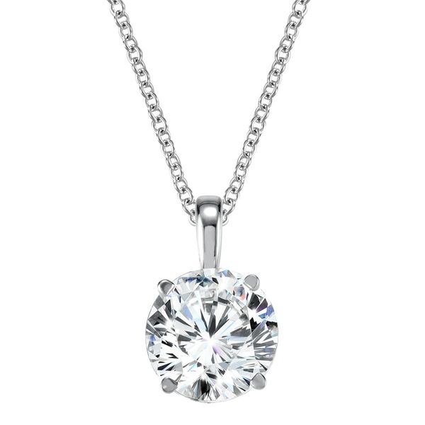 14K Lab Grown Diamond Pendant Necklace Kiefer Jewelers Lutz, FL