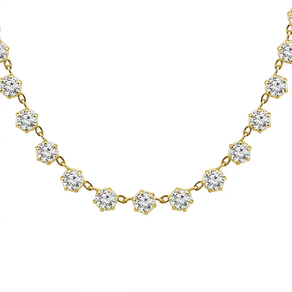 14KY 20.16CTW Diamond Rivera Necklace Image 2 Kiefer Jewelers Lutz, FL