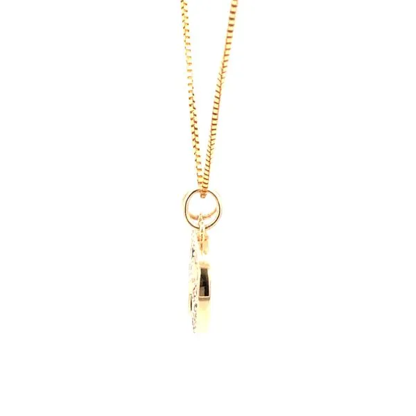14K Black & White Diamond 