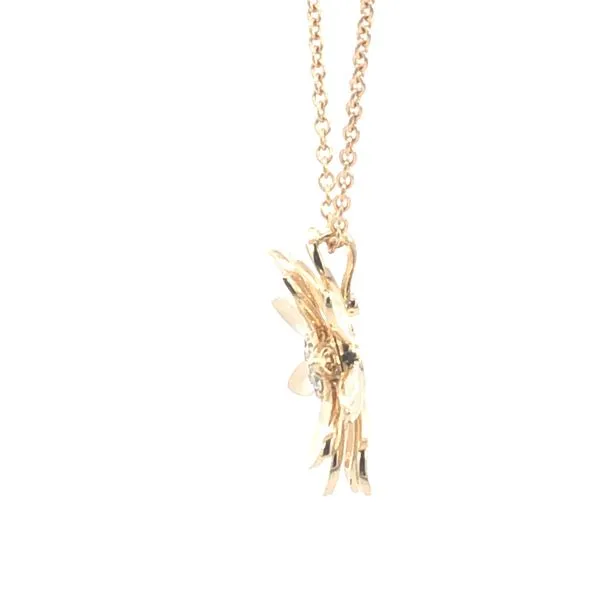 Roberto Coin 18KY Diamond Margherita Necklace Image 4 Kiefer Jewelers Lutz, FL