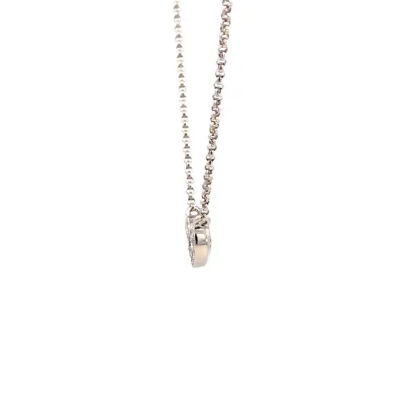 18KW Diamond Pave Heart Necklace by Cherie Dori Image 4 Kiefer Jewelers Lutz, FL