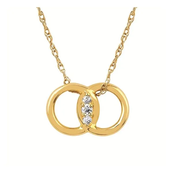 .05ctw Diamond Marriage Symbol Necklace Kiefer Jewelers Lutz, FL