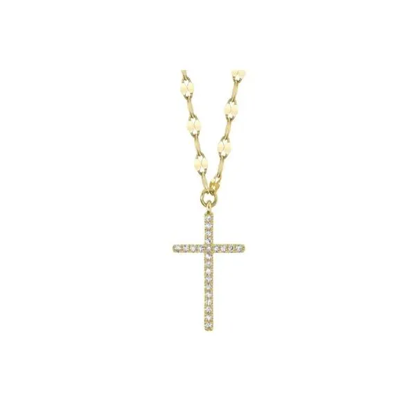 14K Diamond Cross Necklace Kiefer Jewelers Lutz, FL