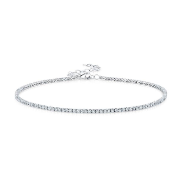 14KW Diamond Tennis Choker/Bracelet Kiefer Jewelers Lutz, FL