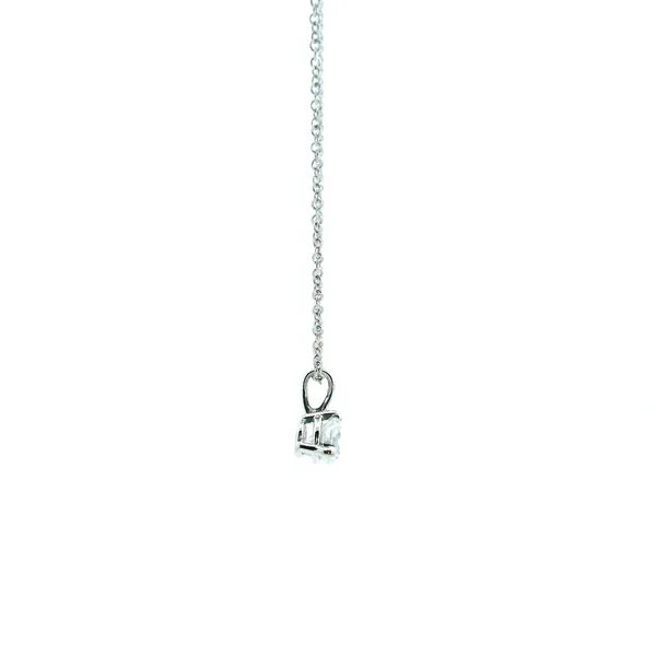 14KW 0.35CT Diamond Solitaire Pendant Image 3 Kiefer Jewelers Lutz, FL