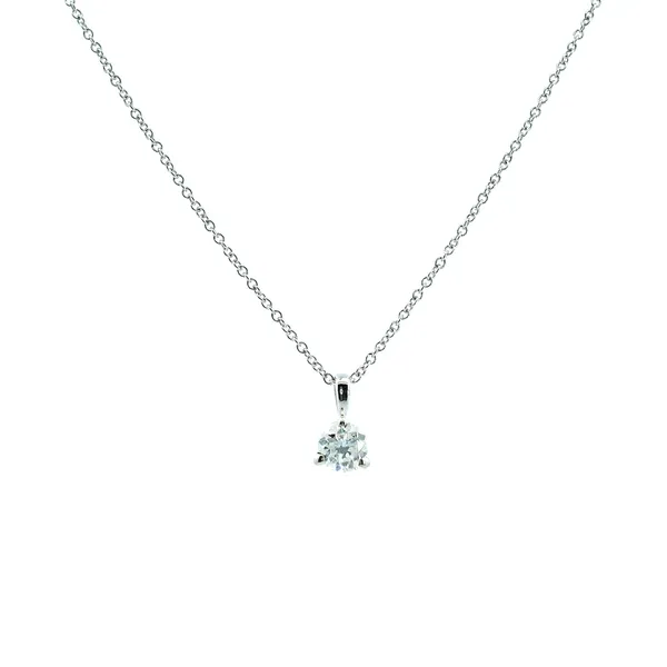 14KW 0.35CT Diamond Solitaire Pendant Kiefer Jewelers Lutz, FL