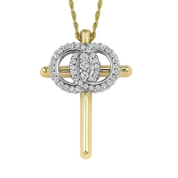 .25ctw Christian Diamond Marriage Symbol Necklace Kiefer Jewelers Lutz, FL