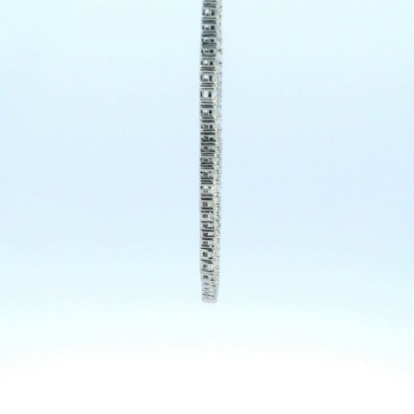 14KW Diamond Tennis Necklace Image 3 Kiefer Jewelers Lutz, FL