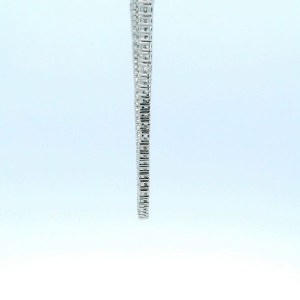 14KW Diamond Tennis Necklace Image 4 Kiefer Jewelers Lutz, FL