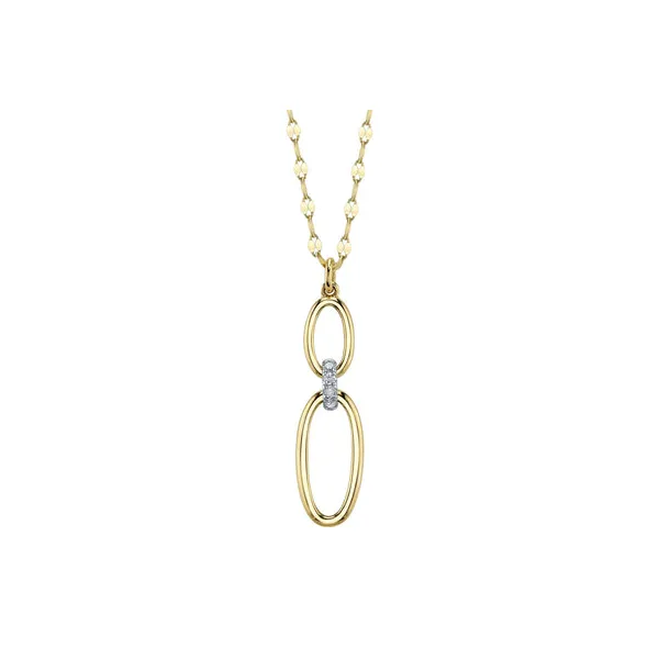 14KY Diamond Oval Sparkle Chain Necklace by Shy Creation Kiefer Jewelers Lutz, FL