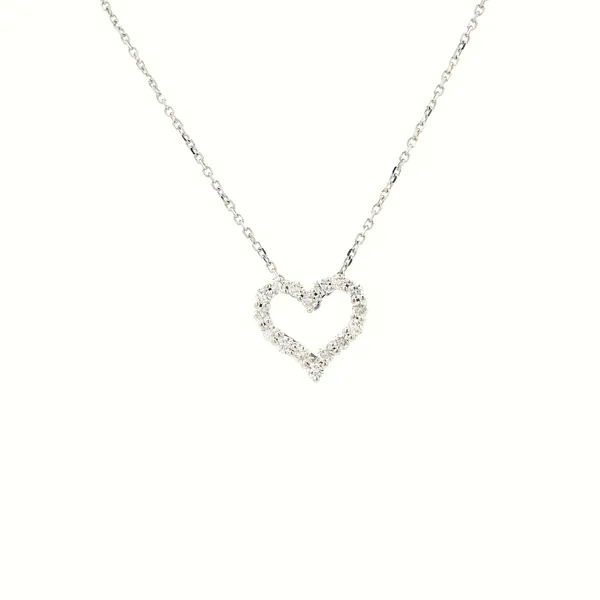 14KW Diamond Heart Pendant Kiefer Jewelers Lutz, FL