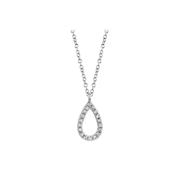 14KW Diamond Pear Shaped Pendant by Shy Creation Kiefer Jewelers Lutz, FL