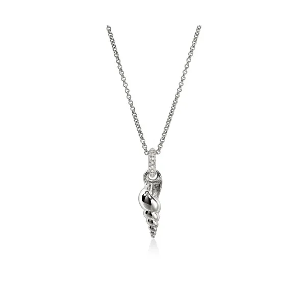John Hardy Modern Tailsman Diamond Conch Shell Pendant Kiefer Jewelers Lutz, FL