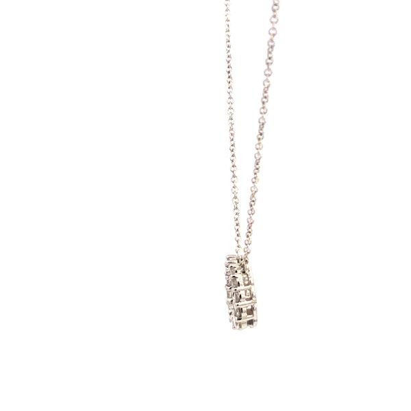 10KW Diamond Horseshoe Pendant Image 4 Kiefer Jewelers Lutz, FL