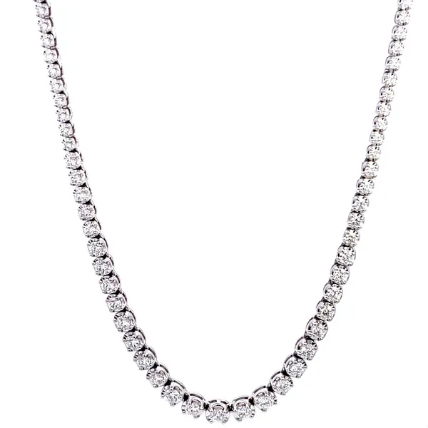 14KW 3CTW Diamond Bolo Necklace Kiefer Jewelers Lutz, FL