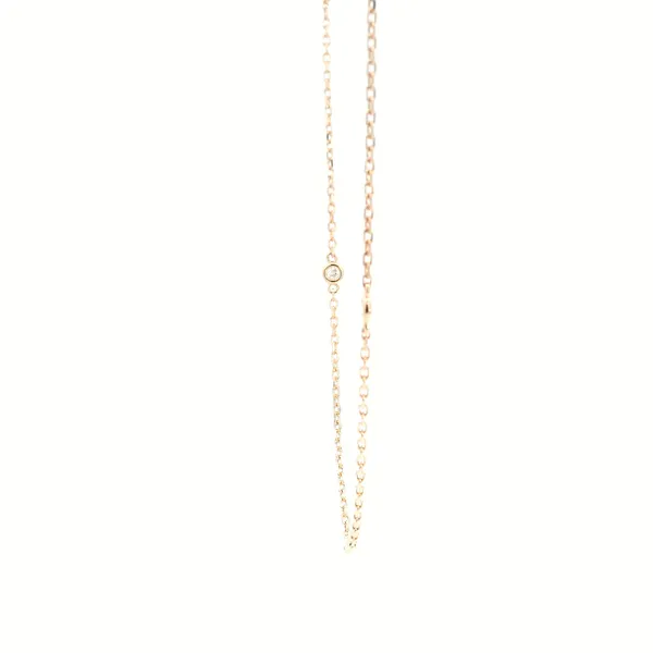 14KR 0.25CTW Diamonds by the Yard Necklace Image 4 Kiefer Jewelers Lutz, FL