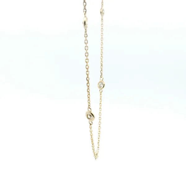 14KY 1.5CTW Diamonds by the Yard Necklace Image 3 Kiefer Jewelers Lutz, FL